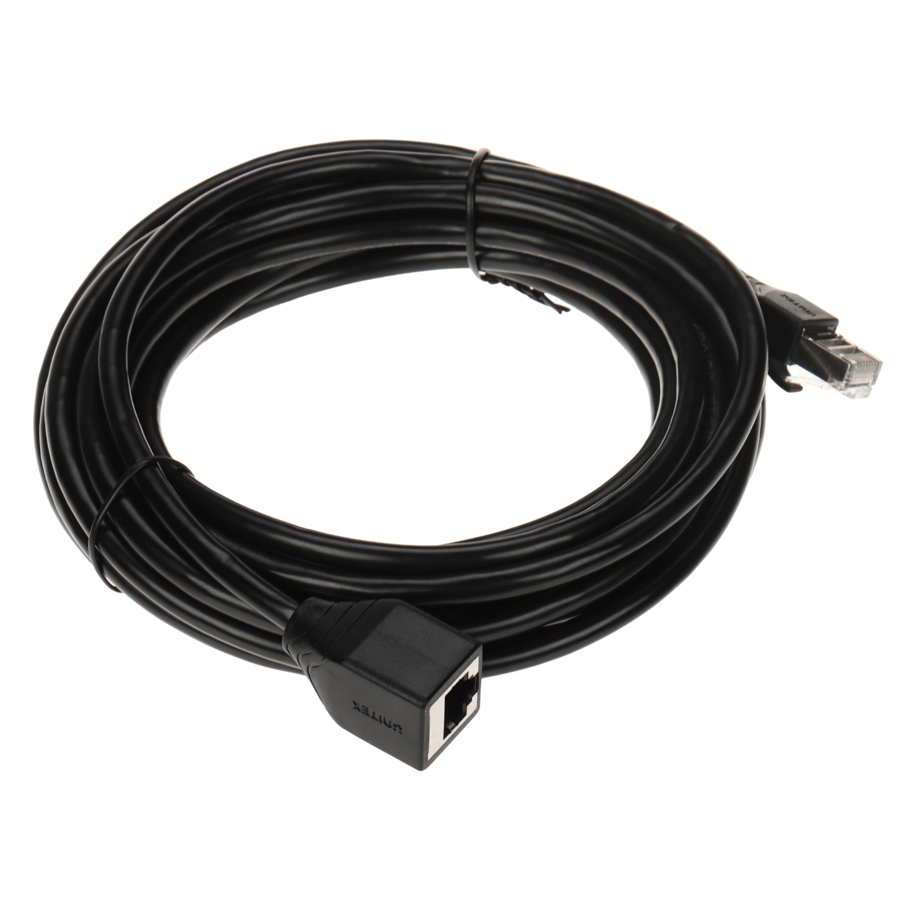 Cablu de extensie RJ45/RJ45 mamă UTP Cat.6 5m C1896BK Unitek