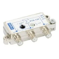 Splitter CATV 2 cai activ 47-862 MHz RTA-120 TELMOR telealimentat TELMOR - 1