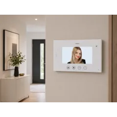 [resigilat]-Monitor videointerfon 7 inch 800x600 M670W VIDOS alb, analogic VIDOS - 2