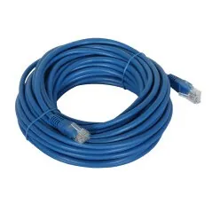 Patchcord RJ45 UTP Cat5e 10m, albastru, CCA, 24AWG Base Link - 2