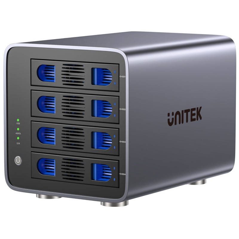 Carcasă raid USB 3.0 pentru 4 HDD/SSD sata unitek S1301AGY01-EU