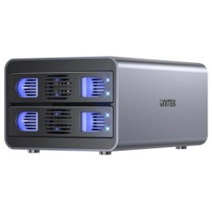 Carcasă externă RAID USB-C pentru 2 HDD/SSD SATA UNITEK S1308B01-EU - 1
