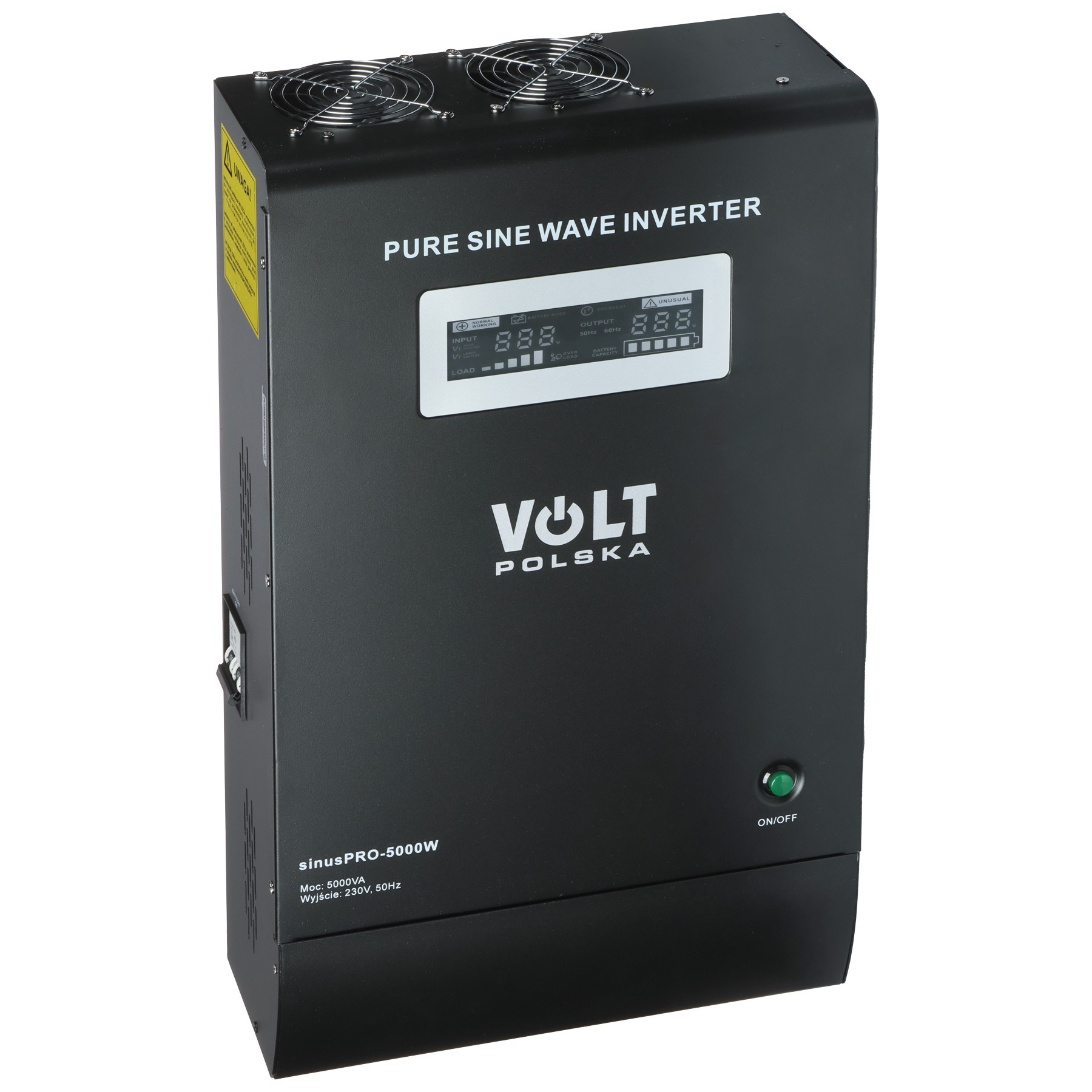 UPS 5000VA/3500W centrale termice sinusoidă pură, AVR, acumulator extern SINUS-PRO-5000W-48/230V VOLT Polska