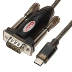 Convertor USB-C la RS232 DB9 Serial UNITEK Y-1105K - 1