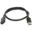 Cablu extender USB-A Tată /USB-A Mamă 0.5m USB 3.0 Y-C456GBK Unitek - 1