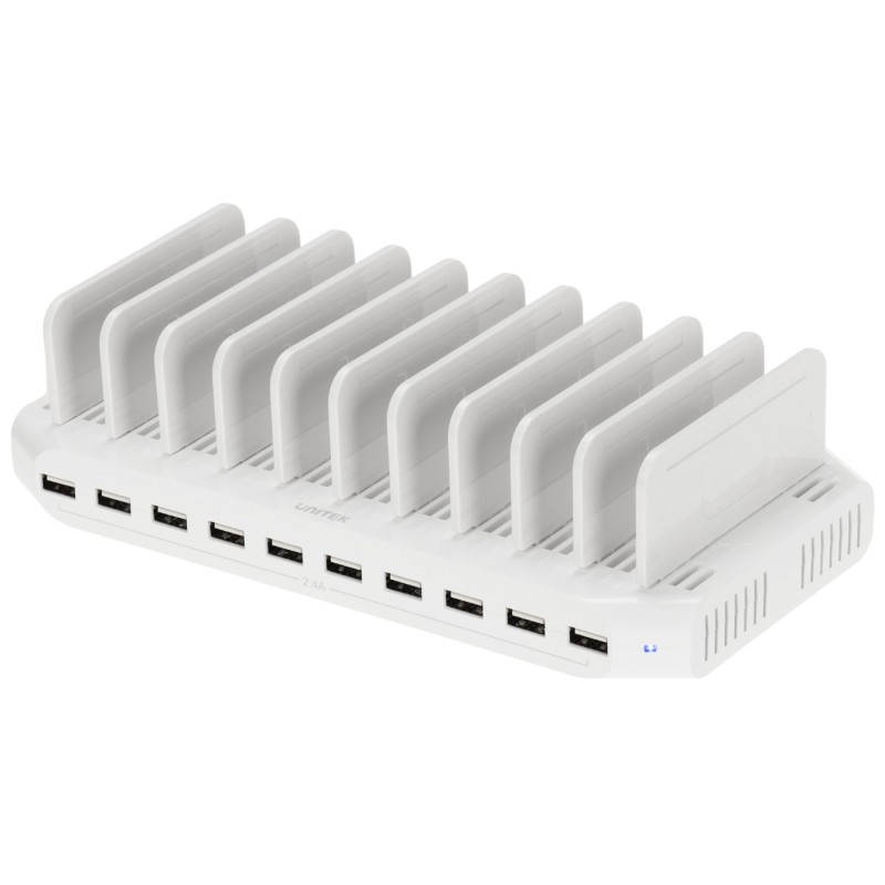Stație încărcare multi-USB 10 porturi, UNITEK Y-2190D01-EU