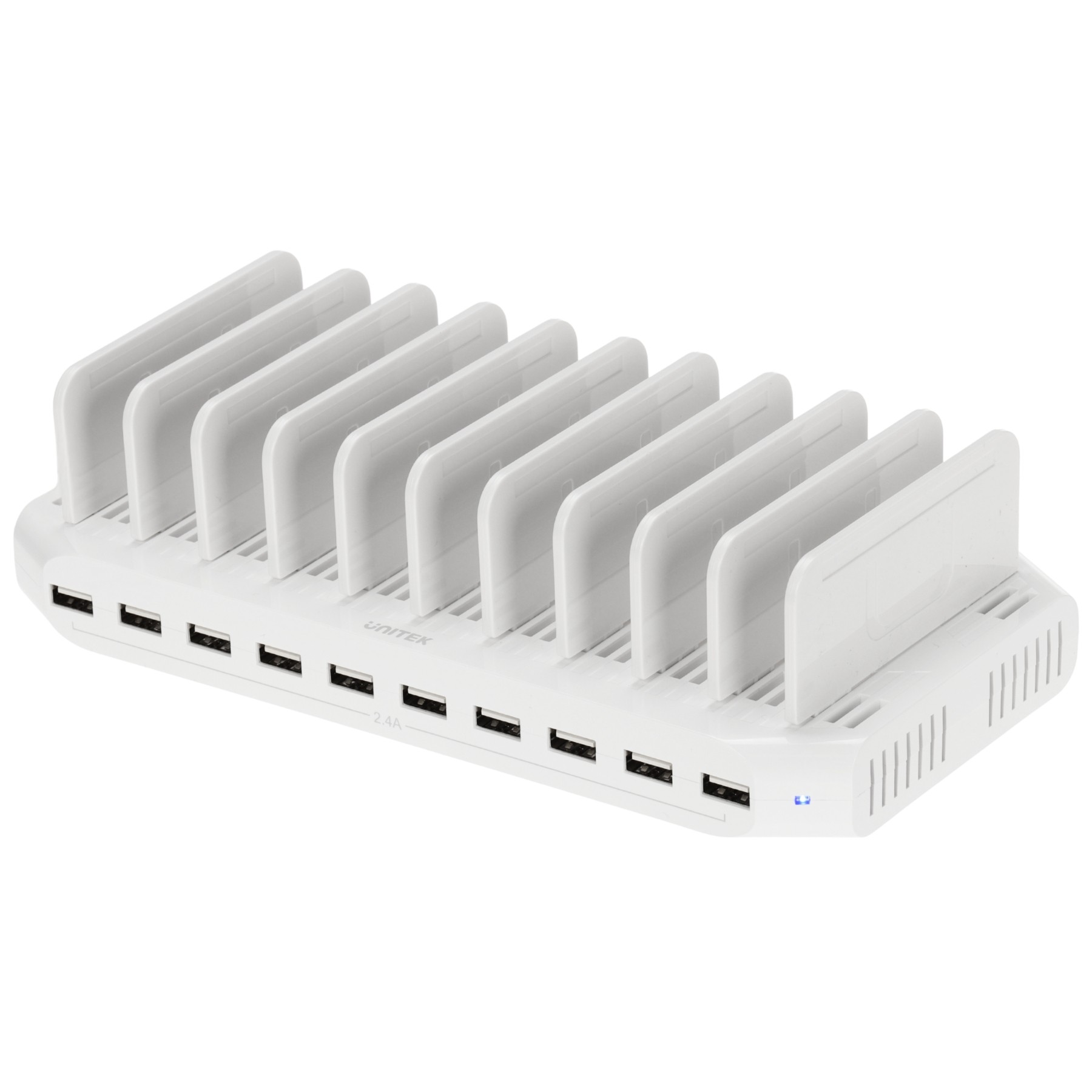 Stație încărcare multi-USB 10 porturi, UNITEK Y-2190D01-EU