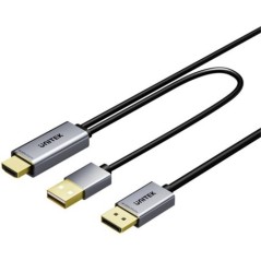 Cablu adaptor HDMI tată la Displayport 1.8 m, 4K UHD V1714AGY01 UNITEK
