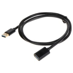 Cablu extender USB-A Tată /USB-A Mamă 1m USB 3.0 Y-C457GBK Unitek - 1