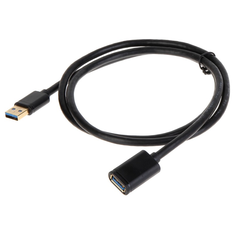 Cablu extender USB-A Tată /USB-A Mamă 1m USB 3.0 Y-C457GBK Unitek