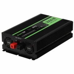 Invertor auto 12V 1000W INV12-GC Green Cell sinusioida aproximată cu încărcător USB Quick Charge 3.0