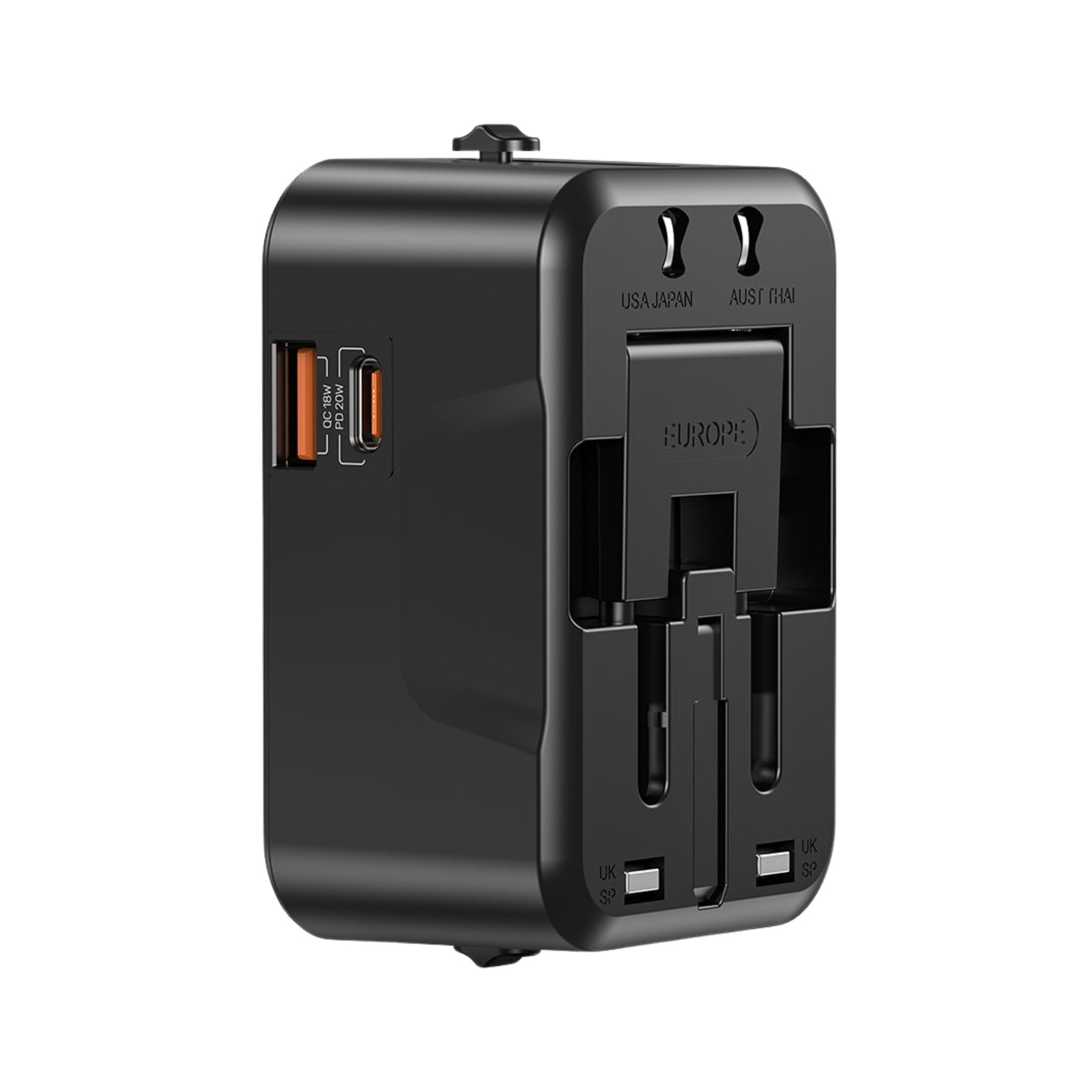 ADAPTOR UNIVERSAL DE REȚEA CU SURSĂ DE ALIMENTARE USB P1120ABK01 UNITEK