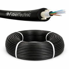 Cablu Fibră Optică 4 Fibre Singlemode Corning SMF-28 ADSS Dielectric Unitube Exterior – Fibertechnic, Span 80m Fibertechnic® - 3