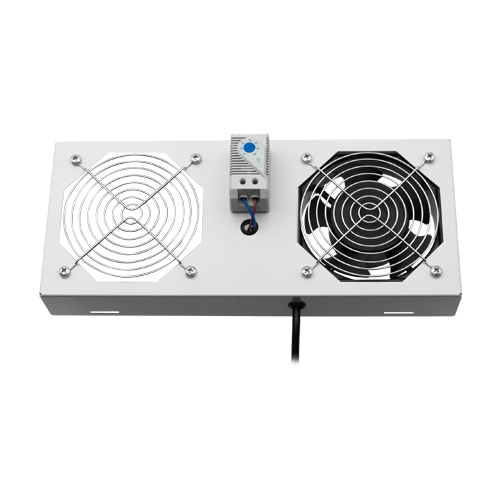 Modul 1 ventilator pentru rack SBW/EXIP55 19', cu termostat, RAL 7035 - ASYTECH Networking ASY-FAN-EXIP55-THM-1F