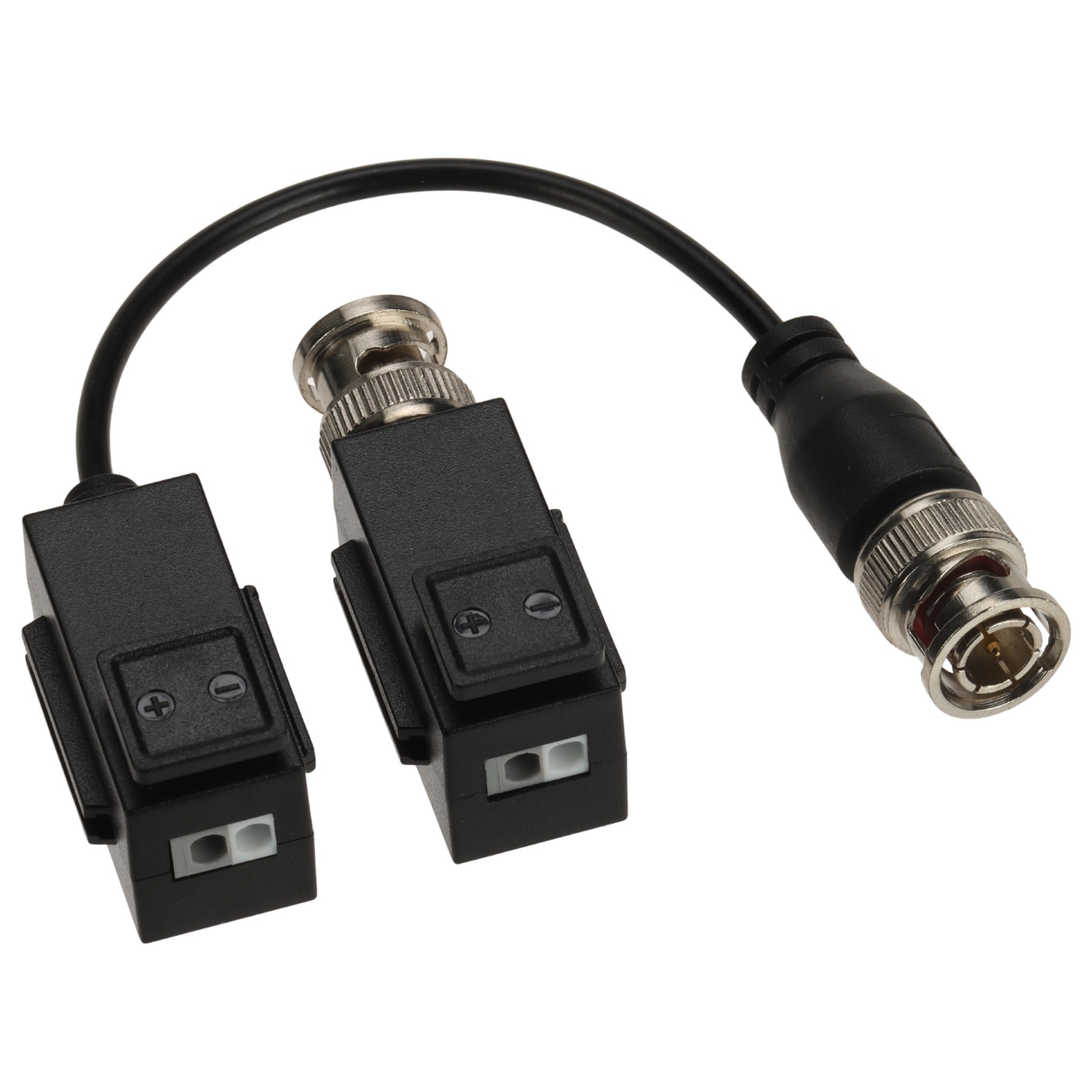 Video balun pasiv HD, transmisie prin UTP Cat5e/6, set 2 buc - HIKVISION DS-1H18-A