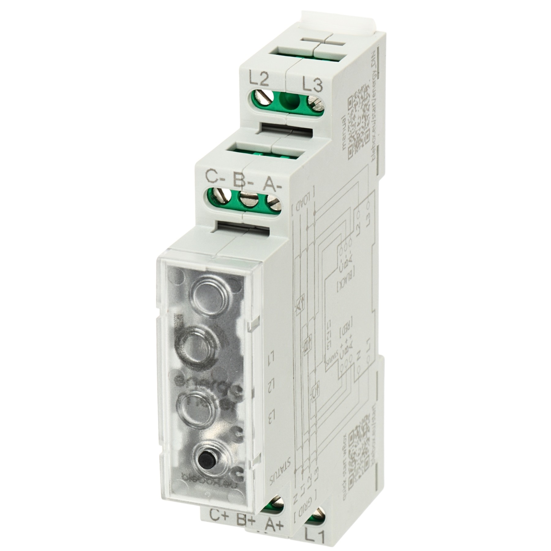 CONTOR INTELIGENT DE ENERGIE ELECTRICĂ ENERGYMETER-DIN/BLEBOX Wi-Fi,