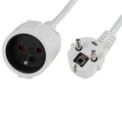 Prelungitor alb 1.5m cu împământare PS 3x1.5 10A/230V max 2500W Blow