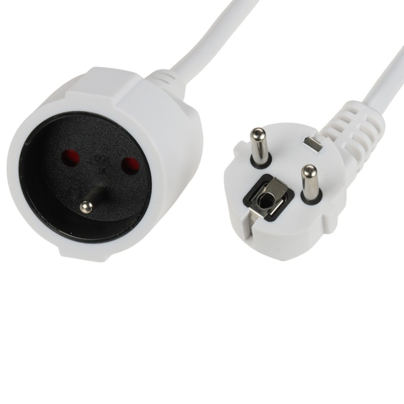 Prelungitor alb 1.5m cu împământare PS 3x1.5 10A/230V max 2500W Blow