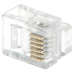 Set 50 buc mufă telefonică RJ12 6 pini