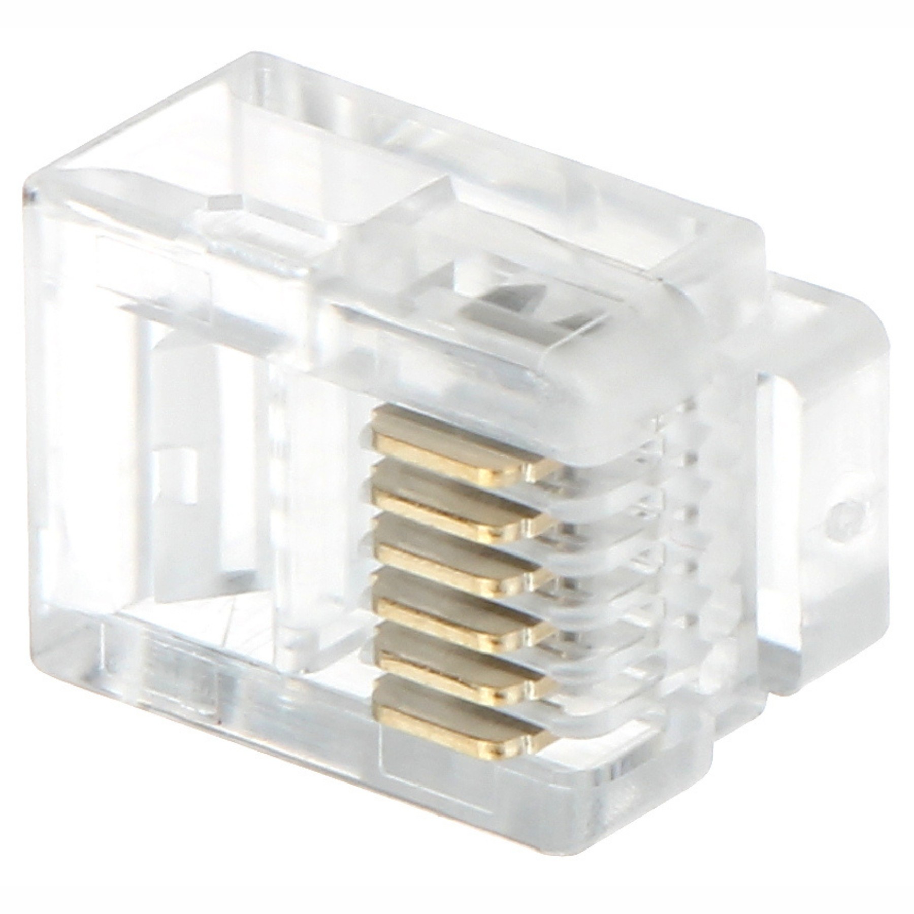 Set 50 buc mufă telefonică RJ12 6 pini