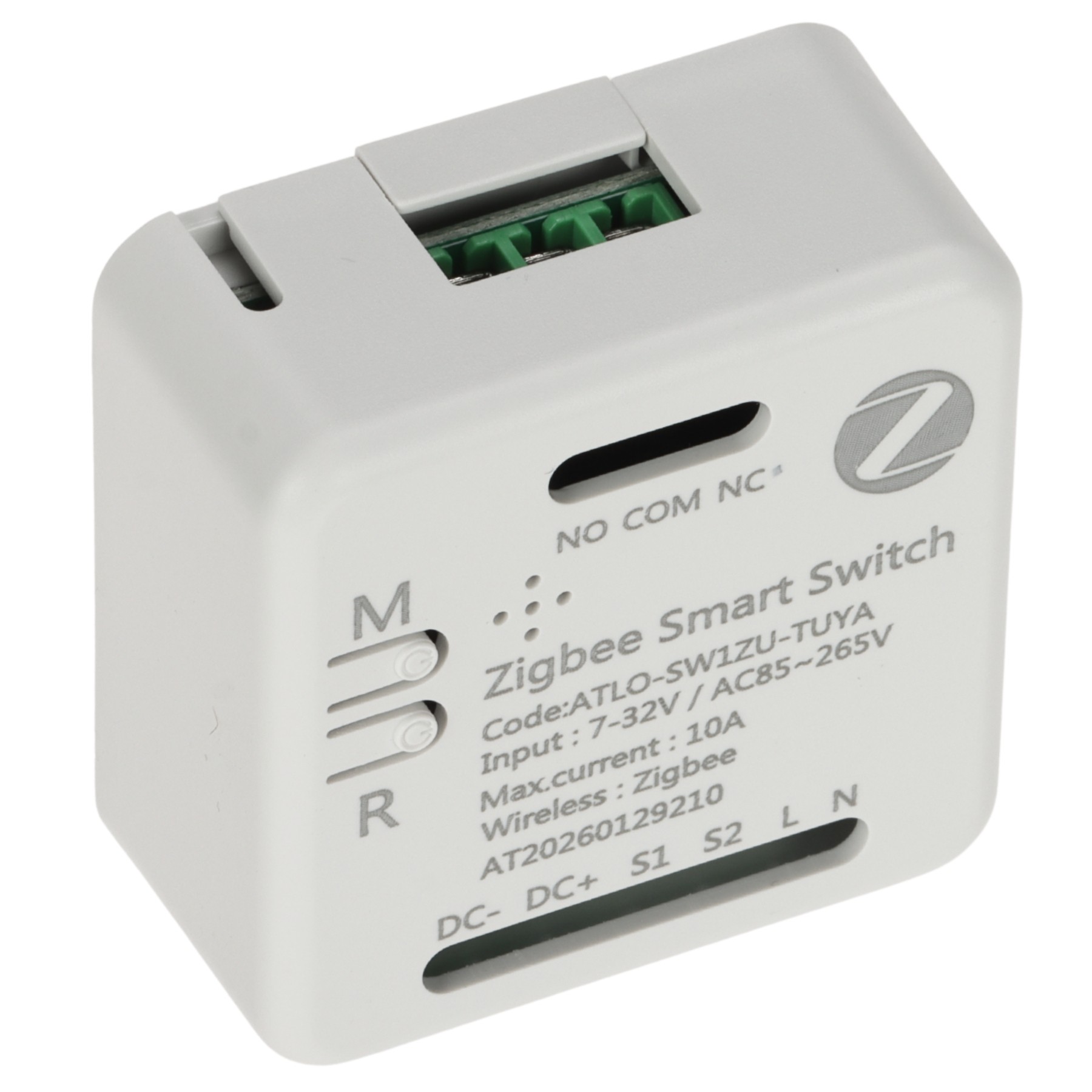 Releu NO/NC alimentat 7-32VDC sau 230VAC ATLO SW1ZU ZigBee + 433MHz