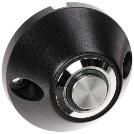Buton ieșire elegant negru ATLO-PB-S1L