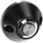 Buton ieșire elegant negru ATLO-PB-S1L
