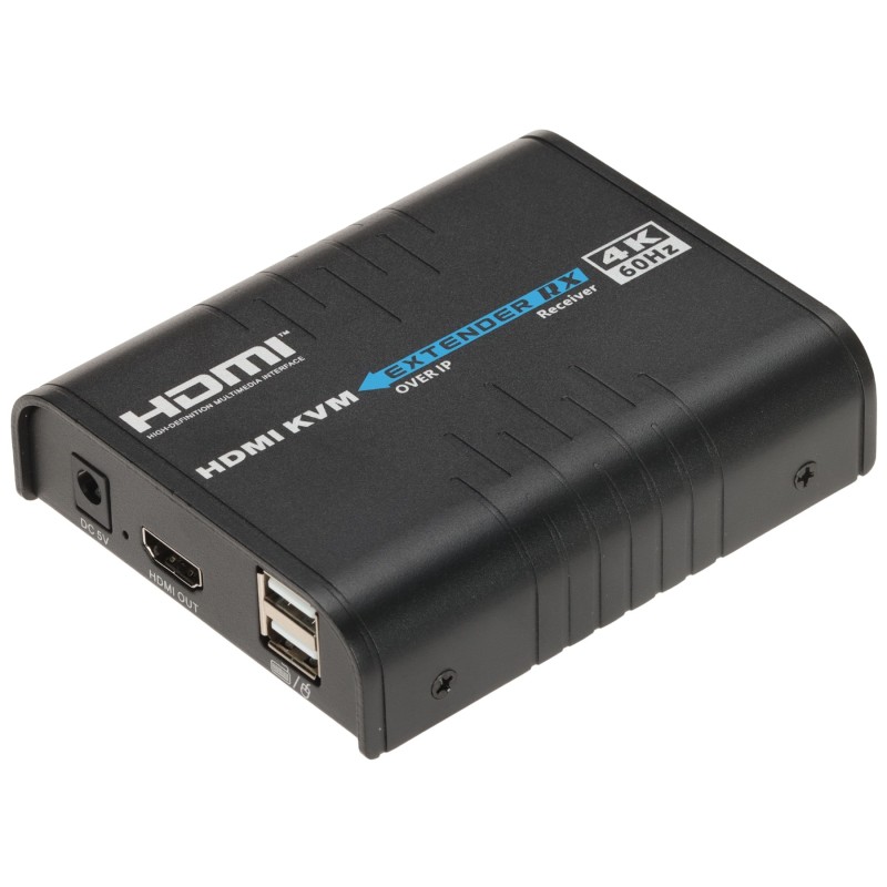 Receiver HDMI 4K + USB 2.0 pe IP 120m Delta Multimedia