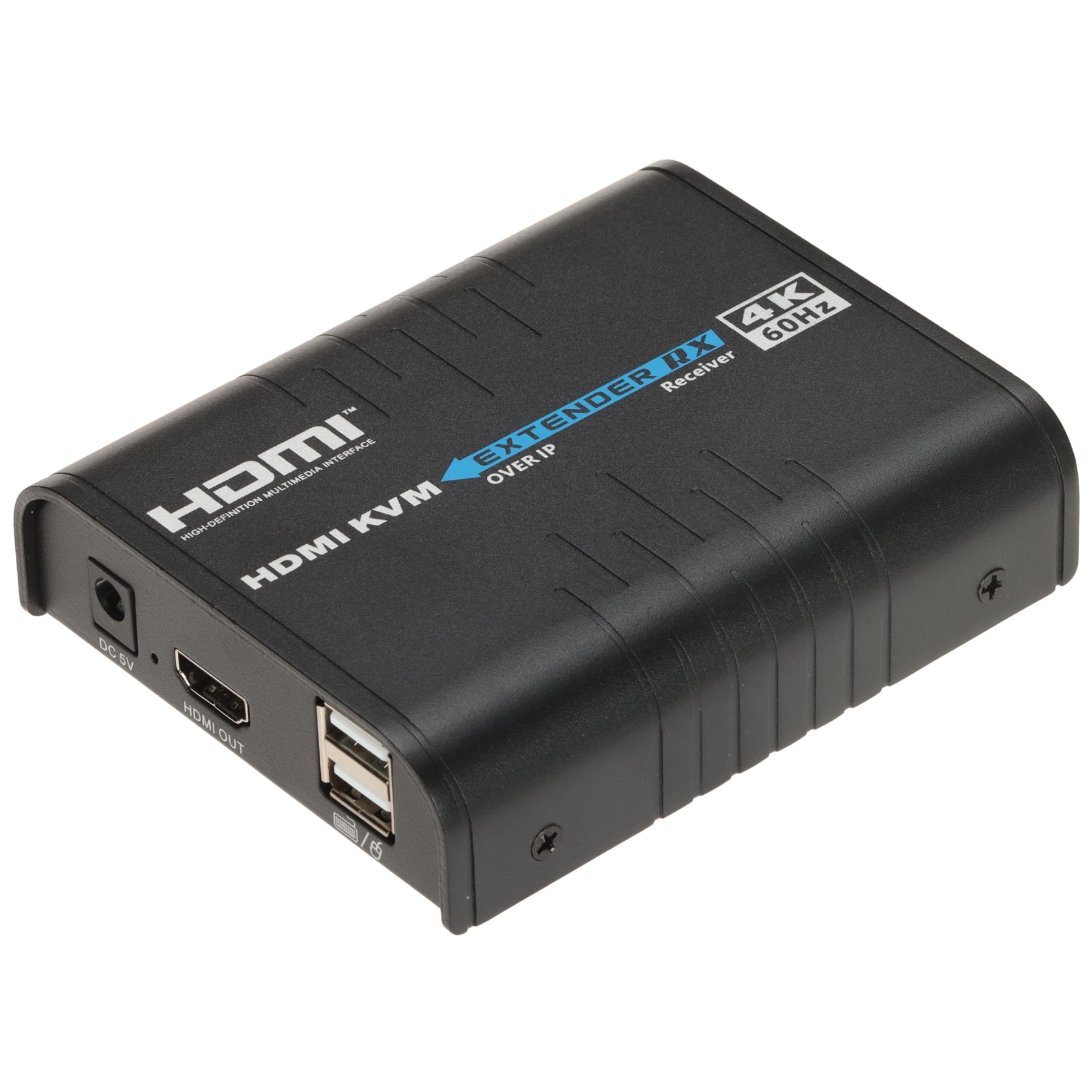 Receiver HDMI 4K + USB 2.0 pe IP 120m Delta Multimedia