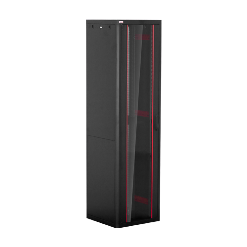 Rack de podea PRO SERIES 47U 19'' 600x600, capacitate 1000 kg, RAL 9005, asamblat ASY-47U-6060PRO