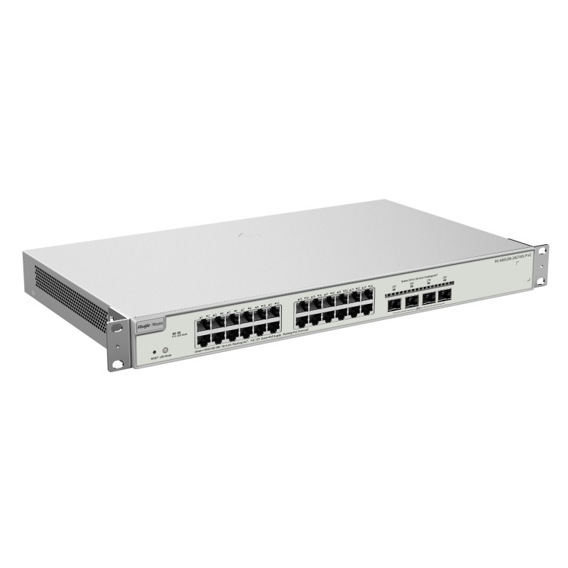 Comutator PoE administrat RG-NBS5200-24GT4XS-P-V2 cu 24 porturi + 4X SFP+ Reyee