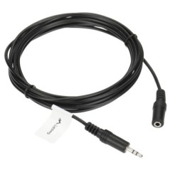 Cablu audio Jack stereo tata-mama 3.5mm de prelungire 3m Lanberg