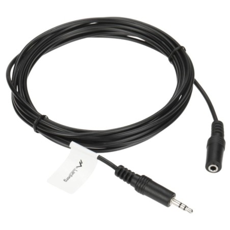Cablu audio Jack stereo tata-mama 3.5mm de prelungire 3m Lanberg Cablu audio Jack stereo tata-mama 3.5mm de prelungire 3m Lanberg
