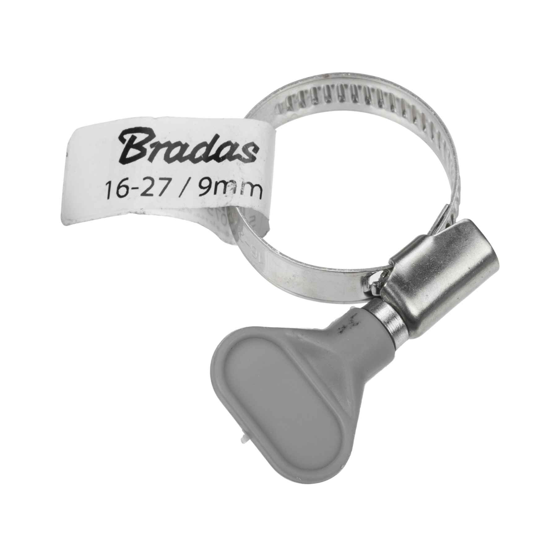 Colier metalic cu cheie pentru furtun 16... 27mm Bradas