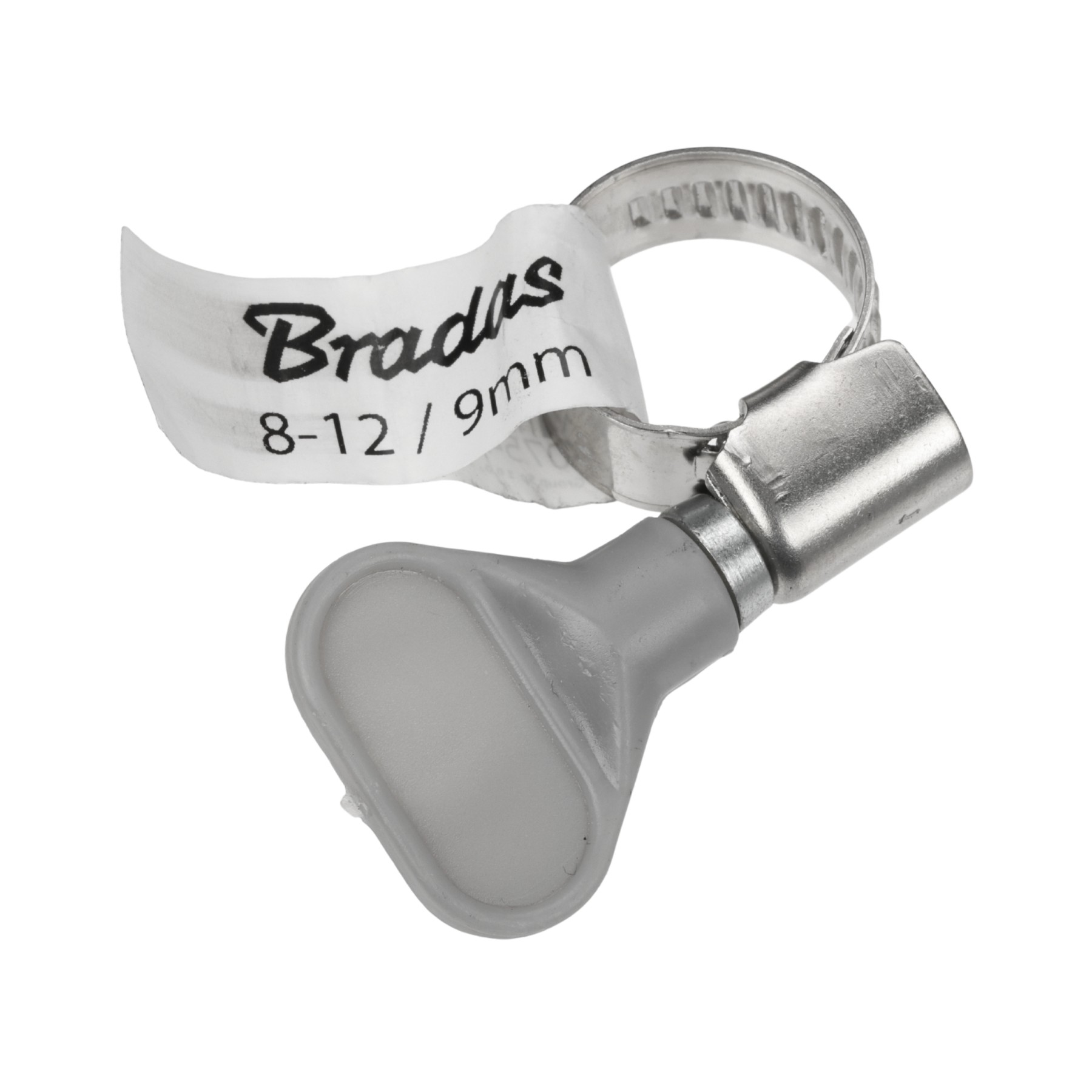 Colier metalic cu cheie pentru furtun 8... 12mm Bradas