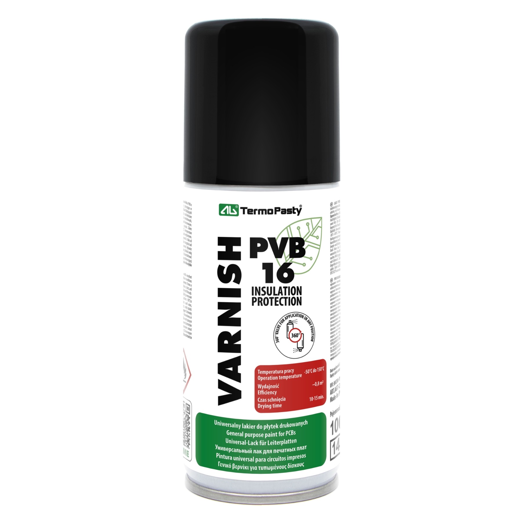 LAC PVB 16 VARNISH-PVB-16/100 SPRAY 100 ml AG TERMOPASTY