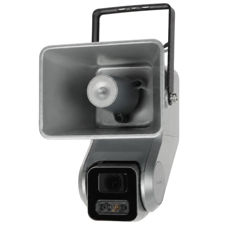 Cameră IP 4MP PoE+ cu difuzor 7W tip pâlnie Hikvision DS-2CD2646G2-4LIZSU/PP