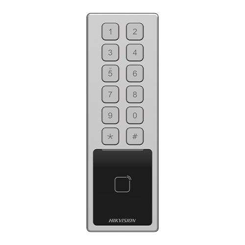 Tastatura cablata pentru AX Hybrid PRO G2, PIN, cititor MiFare, IP66, IK08 - HIKVISION DS-PK502MDX