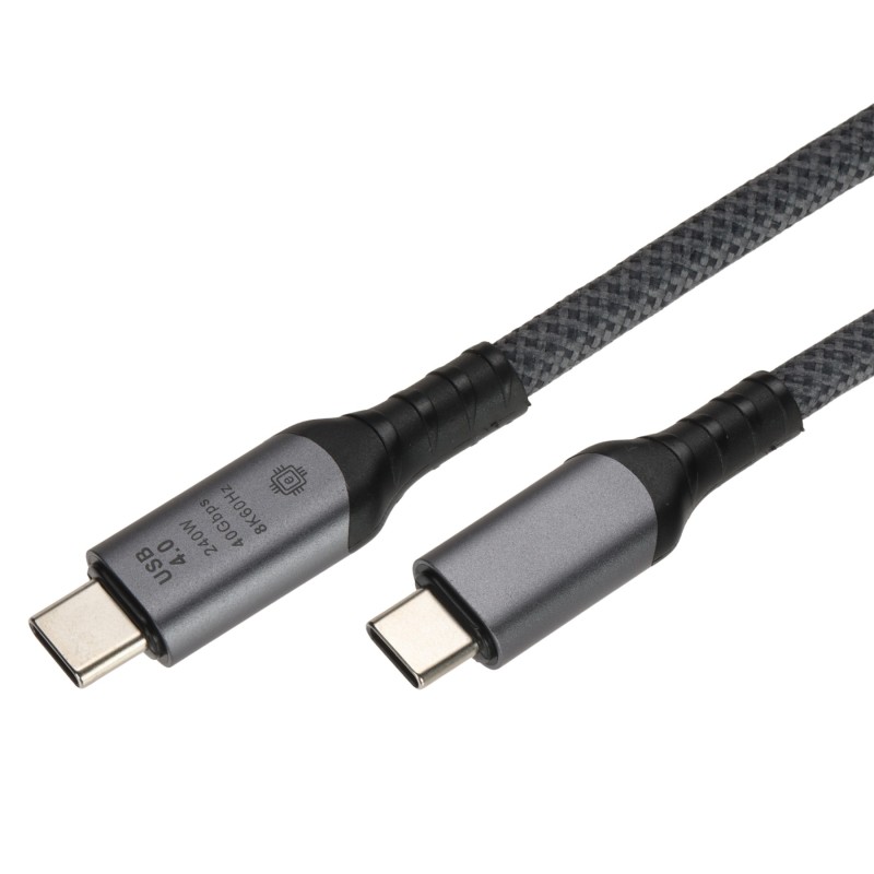 Cablu USB-C/USB-C 1.5m de încărcare USB 4.0 240W Suport video 8K UHD Delta Multimedia