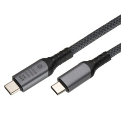 Cablu USB-C/USB-C 2m de încărcare USB 4.0 240W Suport video 8K UHD Delta Multimedia