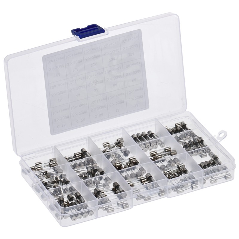 Set 150 buc siguranțe fuzibile temporizate ZB-20/0.1A-30A