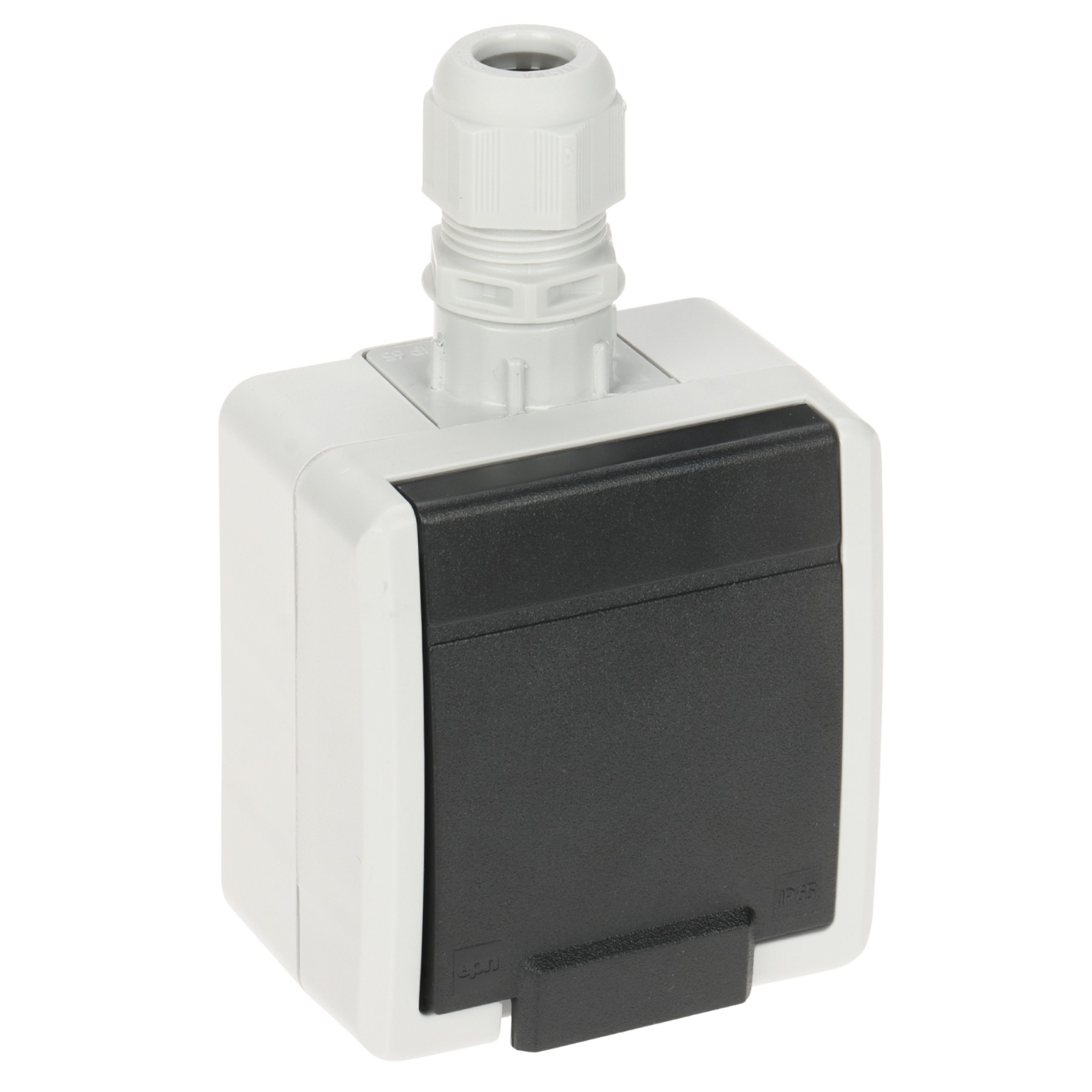 PRIZĂ SIMPLĂ APARENTĂ AQUANT-G1/EPN-V2 250 V AC 16 A IP65 Elektro-Plast