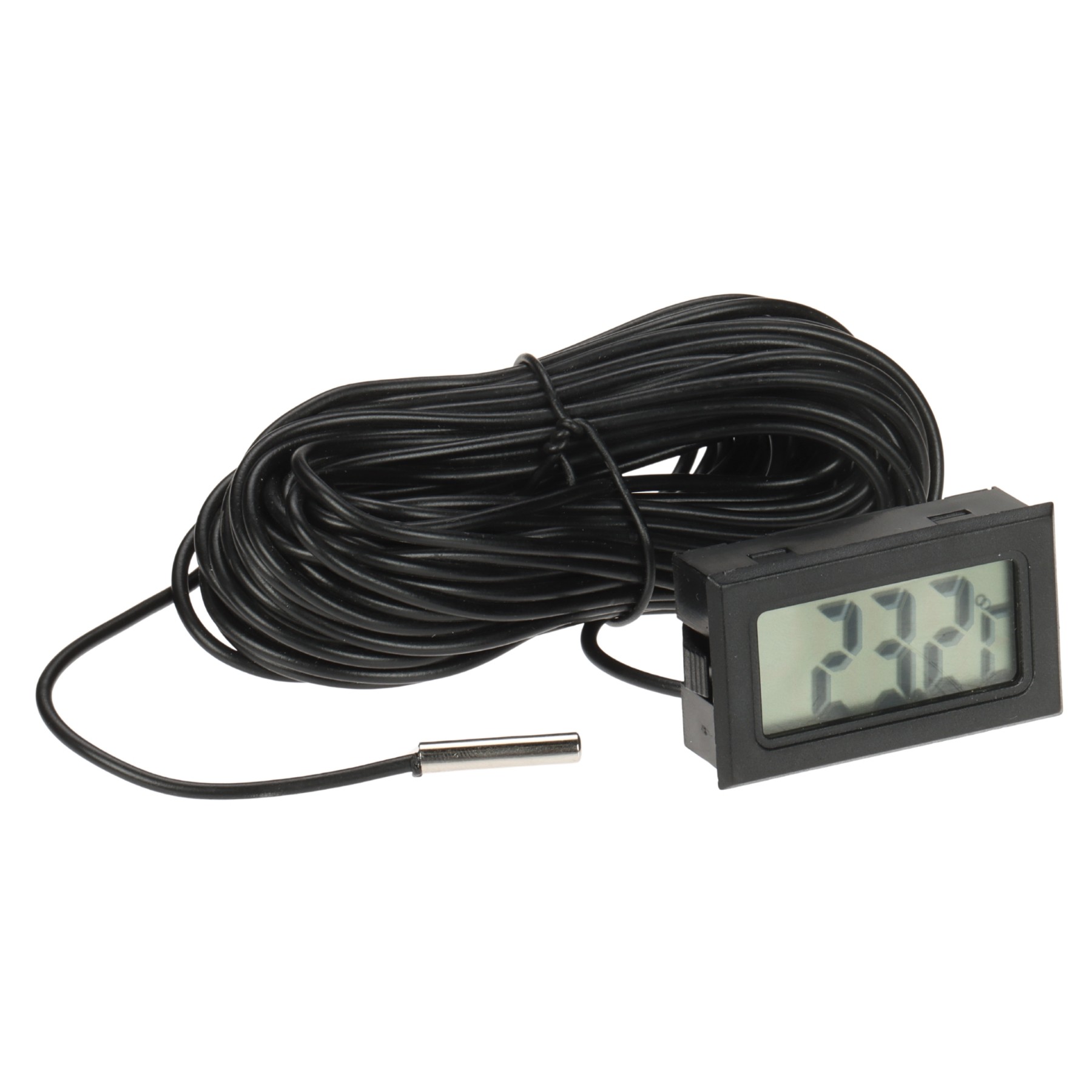 Termometru -50...100 'C cu display LCD și senzor cu cablu 10m
