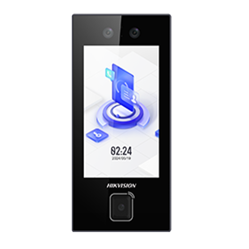 Terminal control acces ecran 4.5', identificare faciala,M1,PIN,QR,Bluetooth, Wi-Fi, PoE - HIKVISION DS-K1T344MBWX-QRE1