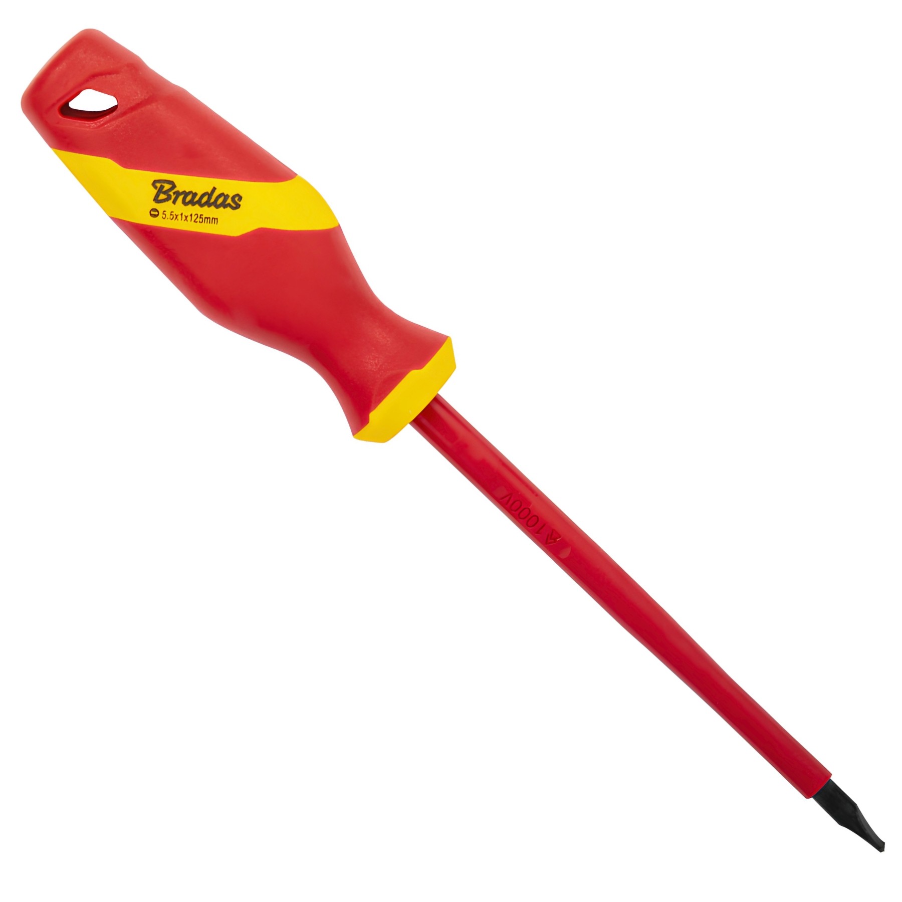 ȘURUBELNIȚĂ DREAPTĂ 5.5 DIY-SL1255125-V CU IZOLAȚIE BRADAS