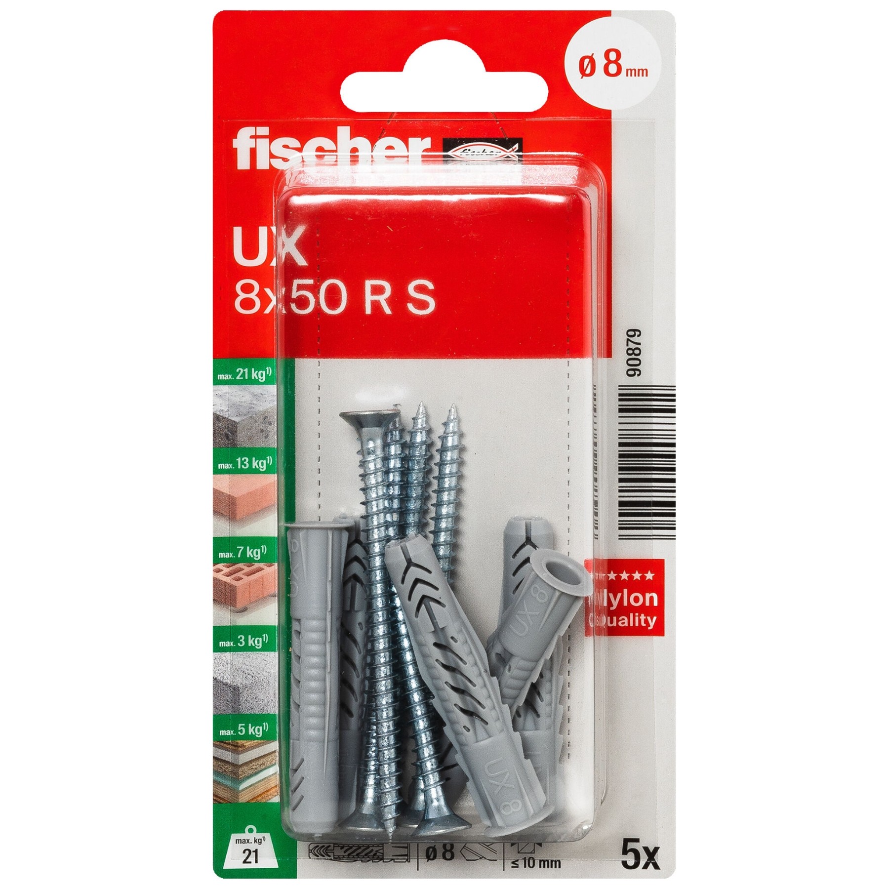 DIBLU UNIVERSAL UX-8X50R(5 buc) Fischer