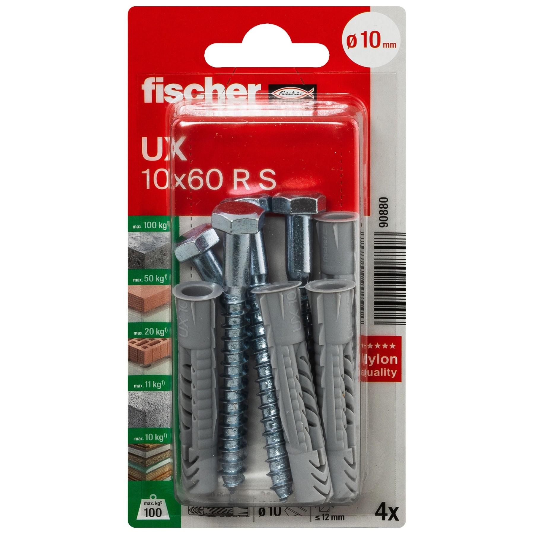 DIBLU UNIVERSAL UX-10X60R(4 buc) Fischer