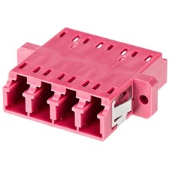 Adaptor cuplă fibră optică 4LC - 4LC-MM-OM4 multimode 