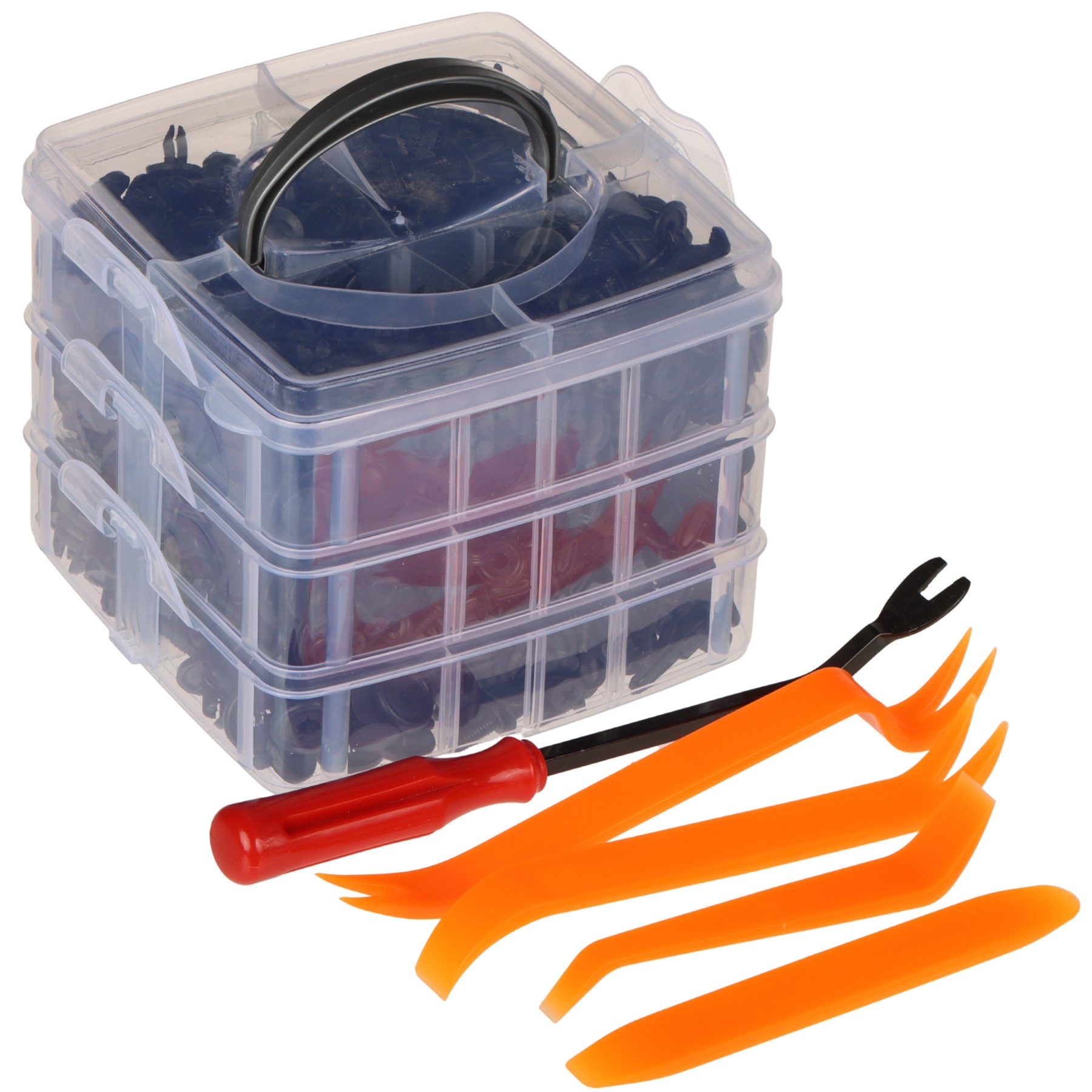 SET DE AGRAFE PENTRU MAȘINĂ ȘI ACCESORII PENTRU TAPIȚERIE XTROBB-24297 626 DE ELEMENTE XTROBB