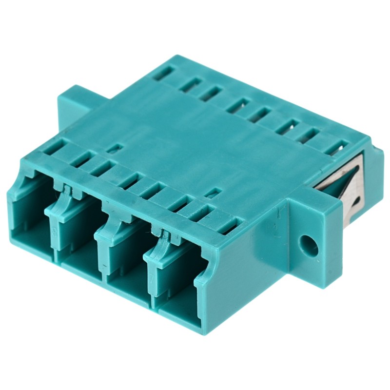Adaptor cuplă fibră optică 4LC - 4LC OM3 multimode
